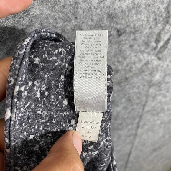 Athleta Leggings XS Petite Gray Pebble Beach Printed High Rise Pocket Tight - Picture 8 of 16